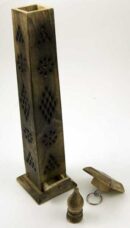 Incense Box Flower Cut Wooden