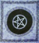 Bedspread Double Pentagram Purple