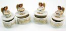 Angel Sitting On Box 4pcs