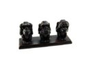 Monkeys On Stand Small Resin