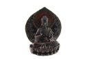 Buddha On Base With Leaf 13.5cm