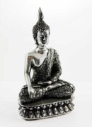 Buddha Thai Sitting Silver Colour 16cm