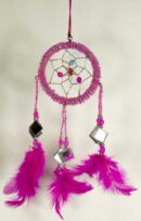 Dream Catcher Bead Pink 6cm