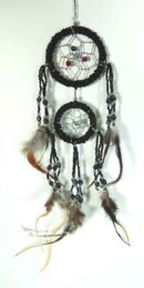 Dream Catcher Beaded Black 5cm