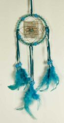 Dream Catcher Beaded Blue 3 Inch
