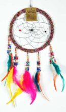 Dream Catcher Beaded Rainbow 16cm