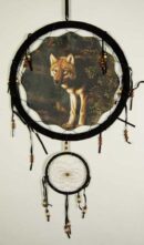 Dream Catcher Wolf 13 Inch