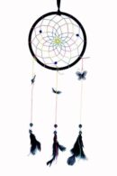 Dream Catcher Butterfly Black 13cm