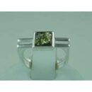 Ring Amber Square Shape