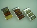 Pendant Amber Triple Rectangle