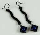 Earring Fashion With Blue Cz Stones