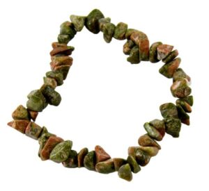 Bracelet Chip Unakite 7 Inch