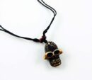 Necklace Skull Head With Spider