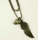 Necklace Skull With Wings