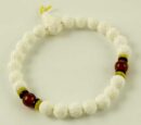 Bracelet Mala Lotus Beads Tridacna Stone 8mm