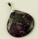 Pendant Heart Purple Jasper