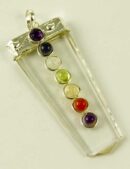 Pendant Clear Quartz Chakra L5.5cm