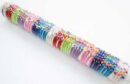 Bracelet Cotton Hearts Mix 60pcs