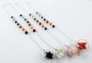 Pendulum Stone Star In Cage Assorted Stones