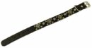Bracelet Leather Gothic With Skulls And Stars