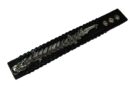 Leather Bracelet Black With Dragon