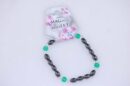 Bracelet Magnetic Green Glass 3pcs
