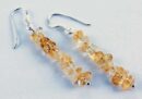 Earring Chip Stones Citrine 5x5mm