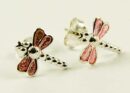 Earring Dragonfly Enamel