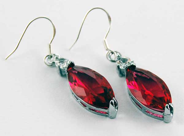 Silver Earring Stone 925 Sterling Silver - Image 2