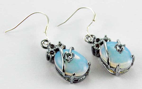 Silver Earring Stone 925 Sterling Silver - Image 7
