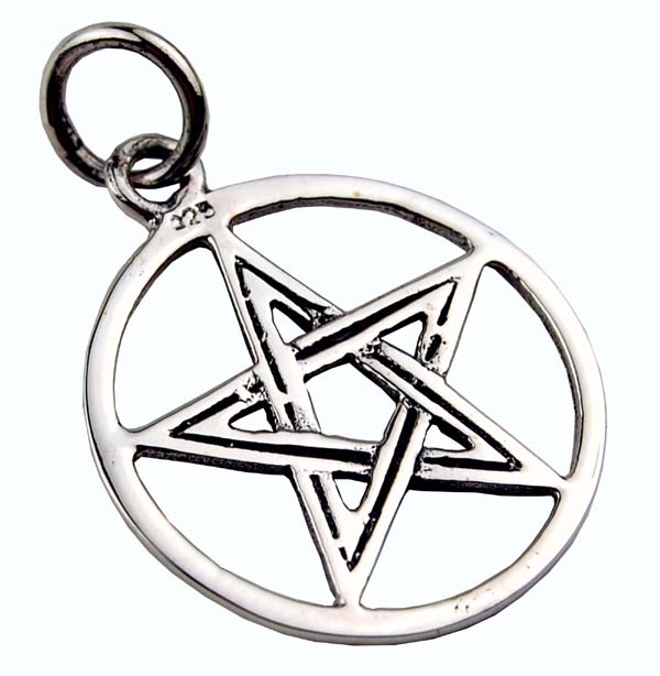 Pendant Silver Star 17mm