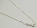 Chain Silver Box Style 16 Inch