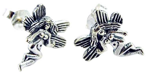 Earring Silver Fairy