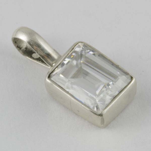 Pendant Silver Stone 20mm