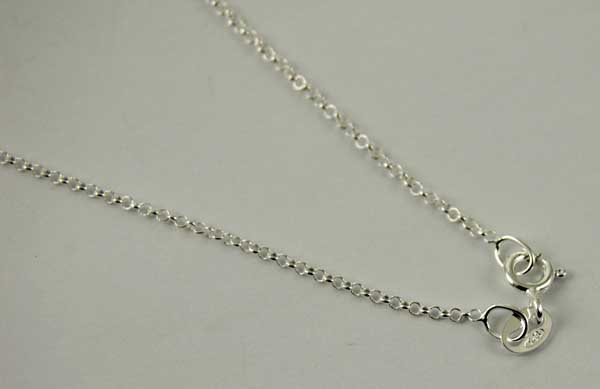 Chain Silver Belcher 18 Inch
