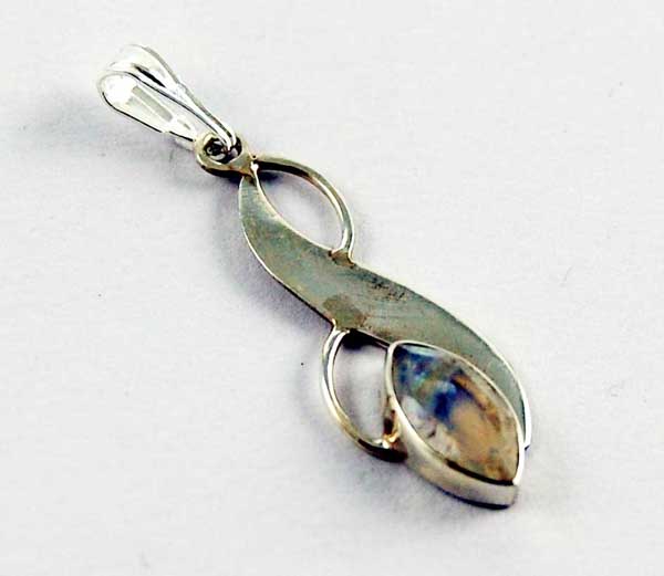 Pendant Silver Moonstone Oval
