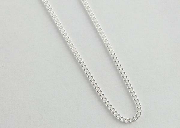 Silver Chain Curb 16 Inch