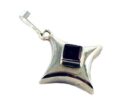 Pendant Silver Stone Garnet