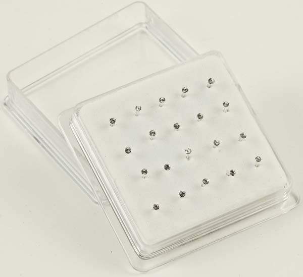 Nose Stud Silver 20pcs 1.8mm