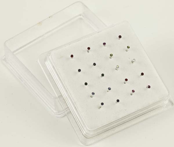 Nose Stud Silver 20pcs 1.5mm