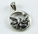 Pendant Silver Fairy And Moon