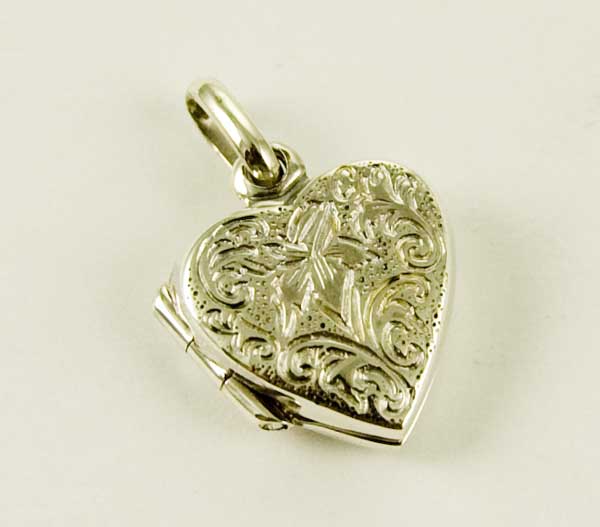 Pendant Silver Locket Heart