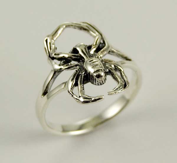 Ring Silver Spider 20mm