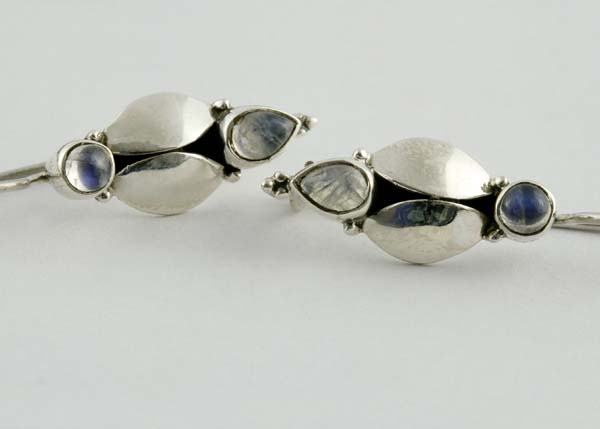 Silver Earring Stone 925 Sterling Silver