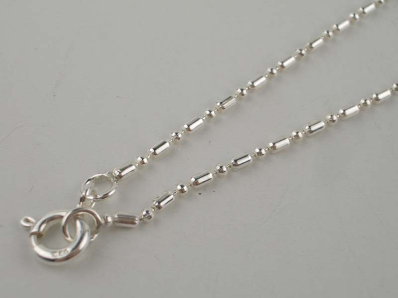 Silver Chain Tubes 18 Inch