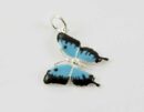 Pendant Silver Butterfly Blue