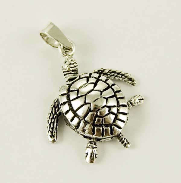 Pendant Silver Turtle