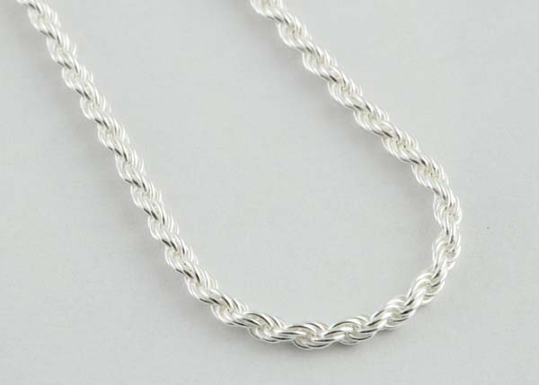 Silver Chain Rope 16 Inch