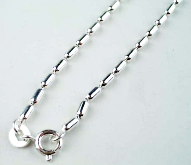 Silver Chain Tubes 16 Inch
