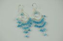 Earring Blue Drop Stone